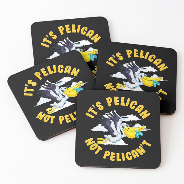 Artikelvorschau, Niedlich und lustig, es heißt Pelican, nicht Pelican't Pun entworfen und verkauft von perfectpresents.