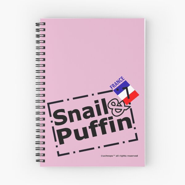 Item preview, Snail and Puffin French Flag Stamp designed and sold by MeyrellesMartin.