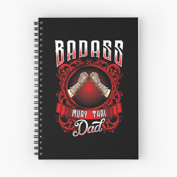 Item preview, Badass Muay Thai Dad Mixed Martial Arts MMA Father designed and sold by perfectpresents.