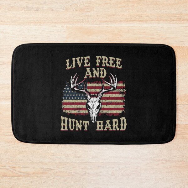 Item preview, Live Free and Hunt Hard Patriotic Hunting USA designed and sold by perfectpresents.