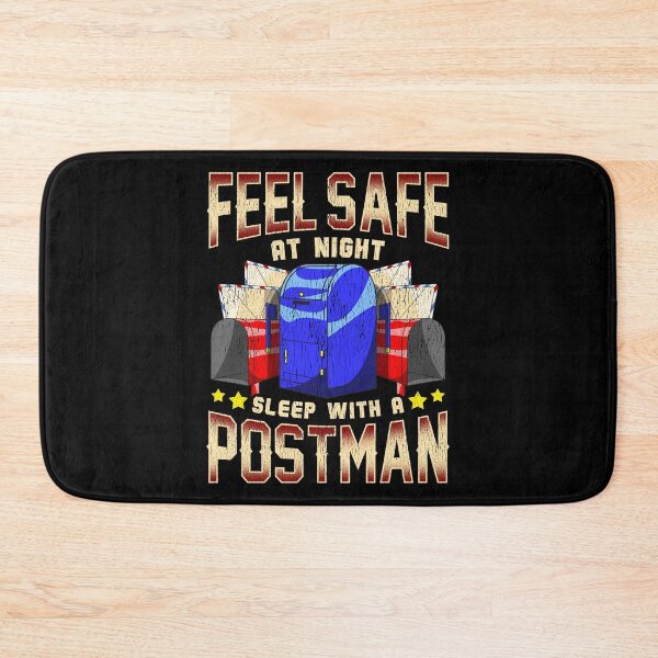 Item preview, Funny Feel Safe At Night, Sleep With a Postman Pun designed and sold by perfectpresents.