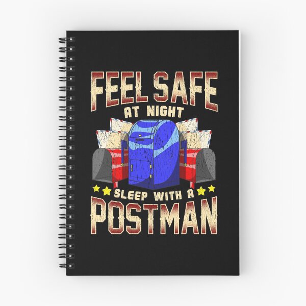 Item preview, Funny Feel Safe At Night, Sleep With a Postman Pun designed and sold by perfectpresents.