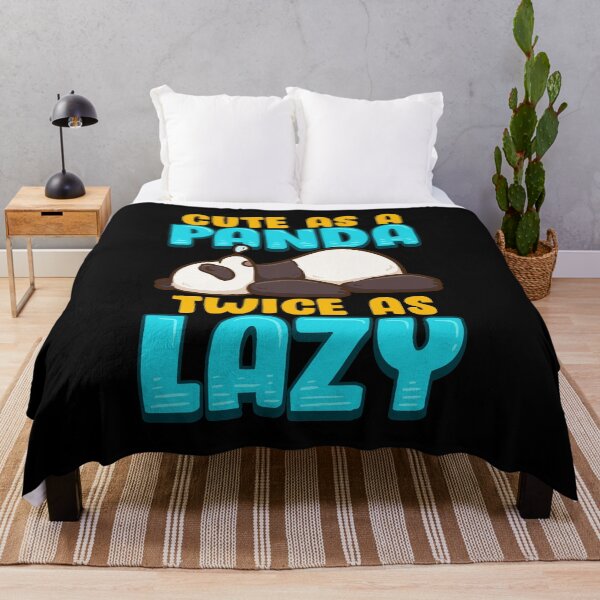 Item preview, Cute As a Panda & Twice As Lazy Sleeping Panda designed and sold by perfectpresents.