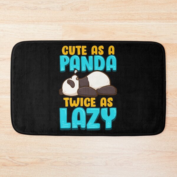 Item preview, Cute As a Panda & Twice As Lazy Sleeping Panda designed and sold by perfectpresents.