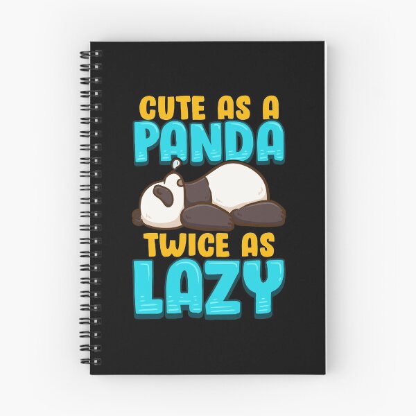 Item preview, Cute As a Panda & Twice As Lazy Sleeping Panda designed and sold by perfectpresents.