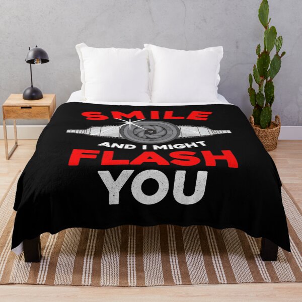 Item preview, Funny Photography Smile And I Might Flash You designed and sold by perfectpresents.