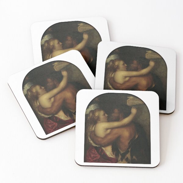 Item preview, Faun and Nymph - Titian - c1540 designed and sold by CrankyOldDude.