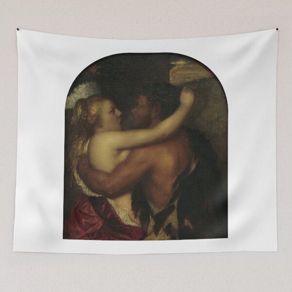 Item preview, Faun and Nymph - Titian - c1540 designed and sold by CrankyOldDude.
