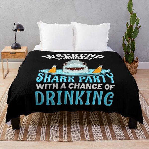Item preview, Weekend Forecast: Shark Party with Drinking designed and sold by perfectpresents.