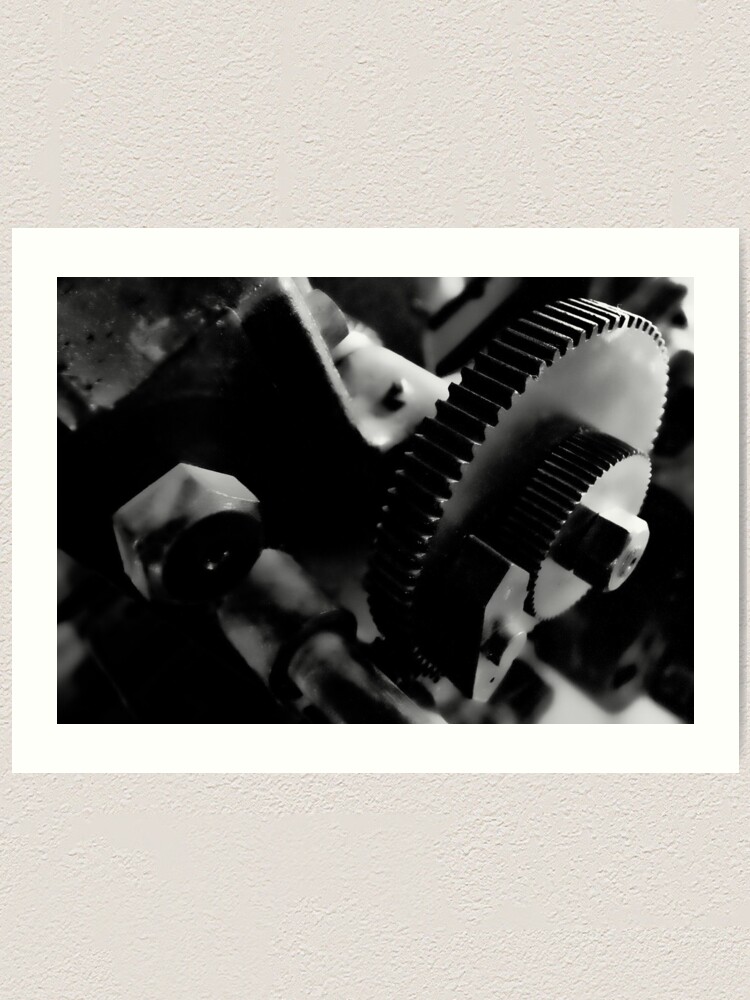 Alternate view of The Gears at the Toronto Brickworks Art Print