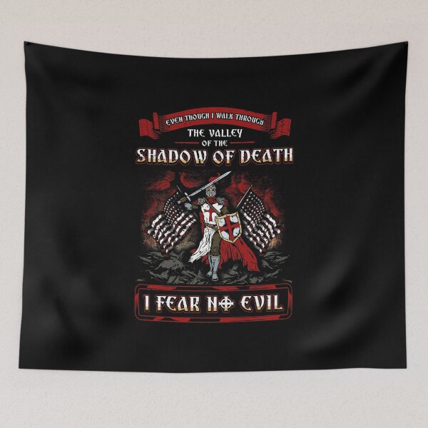 Item preview, Shadow of Death, I Fear No Evil Christian Knight designed and sold by perfectpresents.