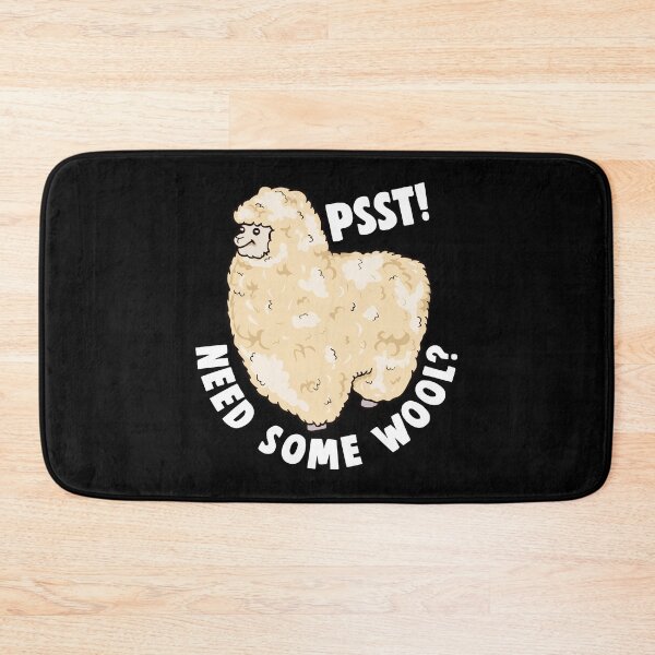 Item preview, Cute Psst! Need Some Wool? Funny Alpaca Pun Animal designed and sold by perfectpresents.