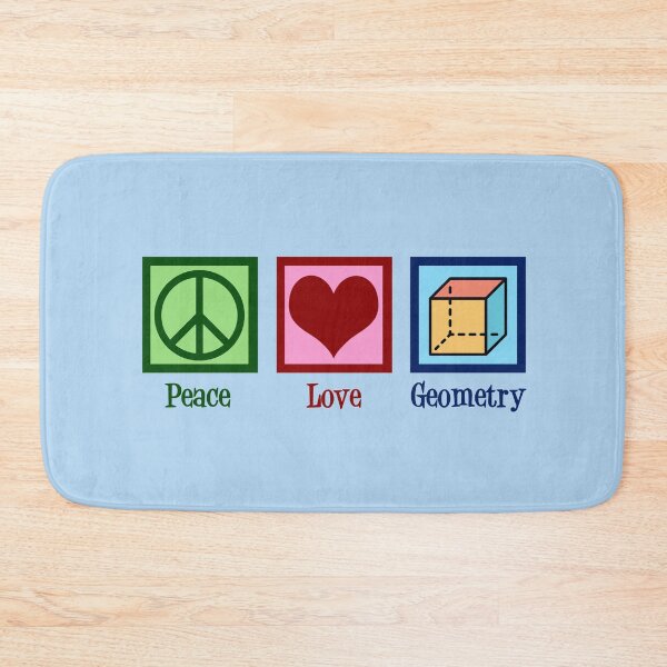 Item preview, Peace Love Geometry Teacher designed and sold by Epic Love Designs.