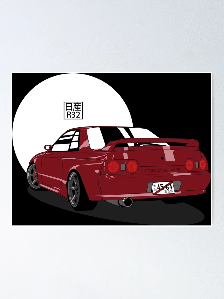 日産R32カストロールGTRポスター