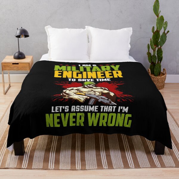 Item preview, I Am A Military Engineer: Assume I'm Never Wrong designed and sold by perfectpresents.