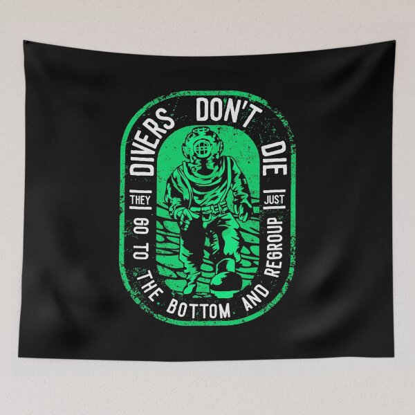 Item preview, Divers Don't Die: They Go To The Bottom & Regroup designed and sold by perfectpresents.
