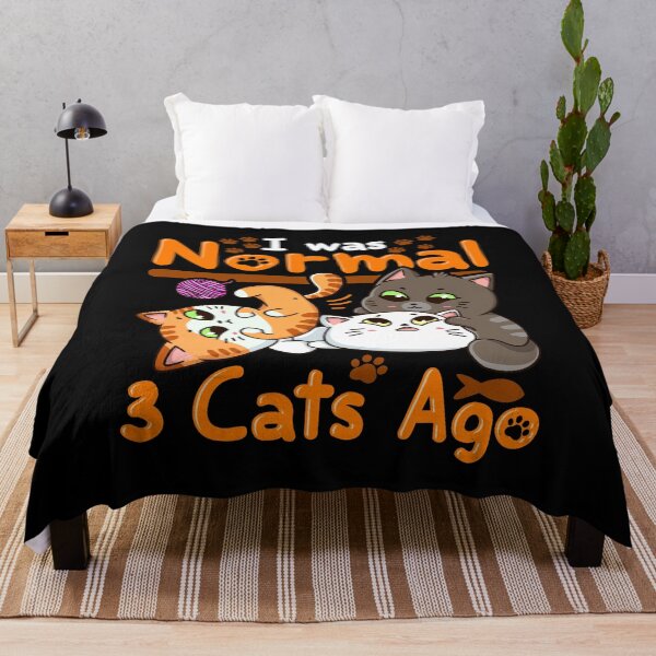 Item preview, Cute & Funny I Was Normal Three Cats Ago Kittens designed and sold by perfectpresents.