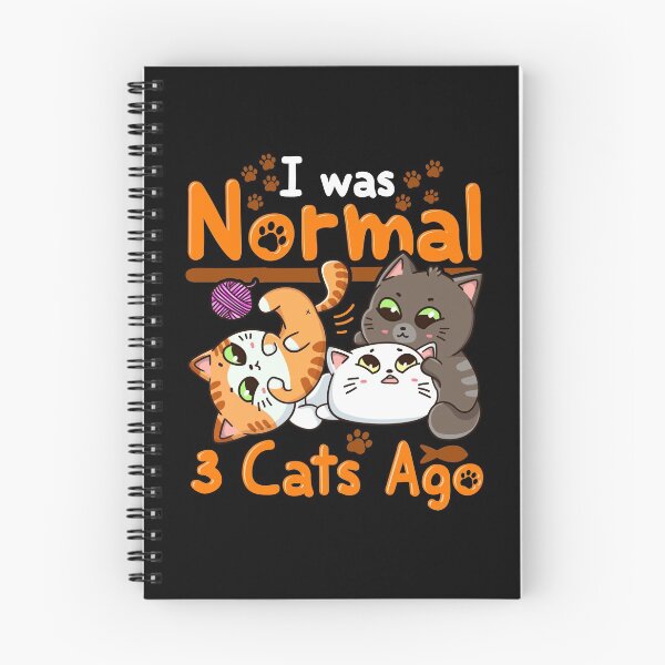 Item preview, Cute & Funny I Was Normal Three Cats Ago Kittens designed and sold by perfectpresents.