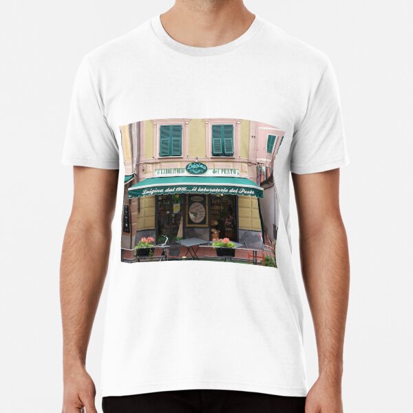 Street-side in T-shirt for by jaustin59 | Redbubble | levanto t-shirts - italy - cinque terre t-shirts