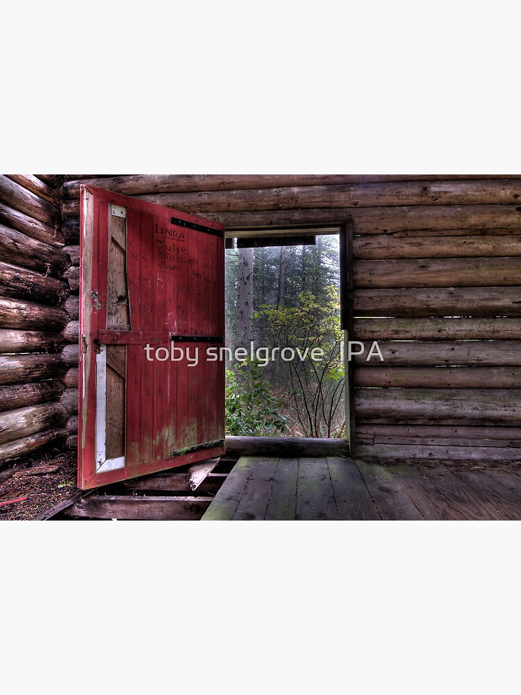 Red Door at the Cabin by tobysnelgrove