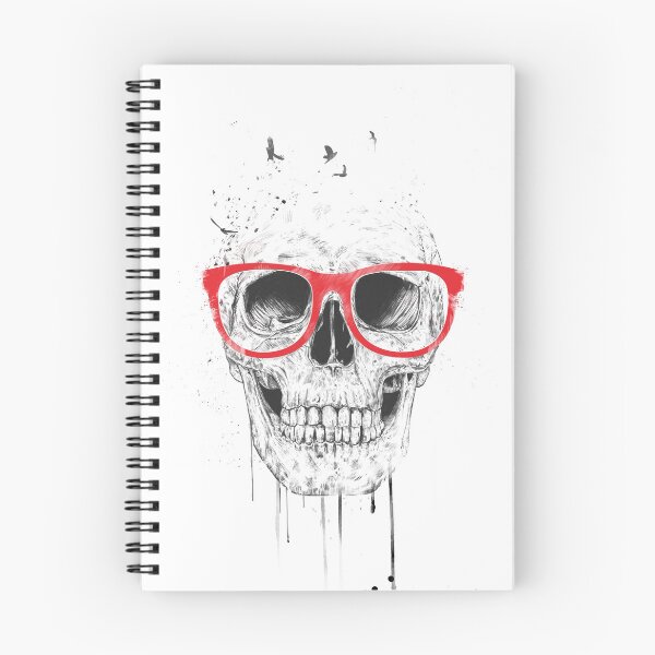 Item preview, Skull with red glasses designed and sold by soltib.