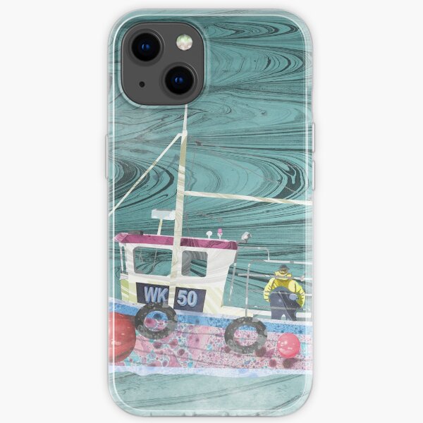 Fishing Boat from Wick Harbour iPhone Soft Case