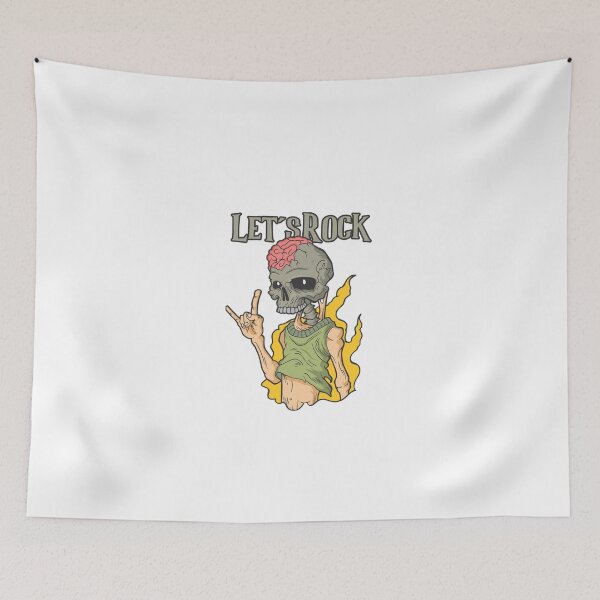 Item preview, Let's Rock Skull designed and sold by Astalawistababy.