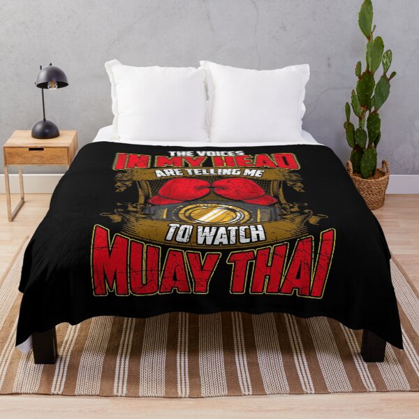 Item preview, Voices In My Head Telling Me To Watch Muay Thai designed and sold by perfectpresents.