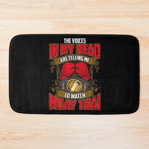 Item preview, Voices In My Head Telling Me To Watch Muay Thai designed and sold by perfectpresents.