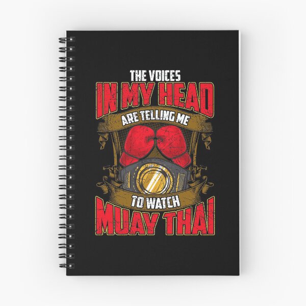 Item preview, Voices In My Head Telling Me To Watch Muay Thai designed and sold by perfectpresents.