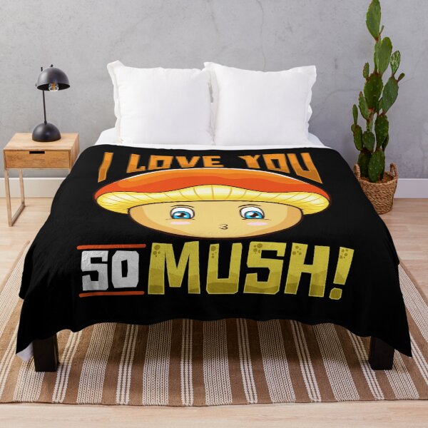 Item preview, Cute & Funny I Love You So Mush! Mushroom Pun designed and sold by perfectpresents.