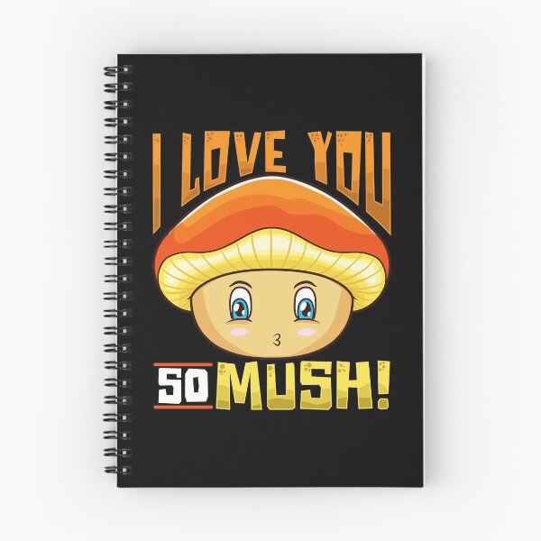 Item preview, Cute & Funny I Love You So Mush! Mushroom Pun designed and sold by perfectpresents.
