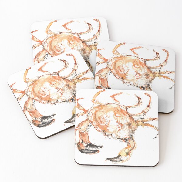 Item preview, Large Orange Crab designed and sold by Rachel Collier-Wilson.