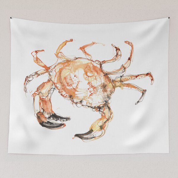 Item preview, Large Orange Crab designed and sold by Rachel Collier-Wilson.