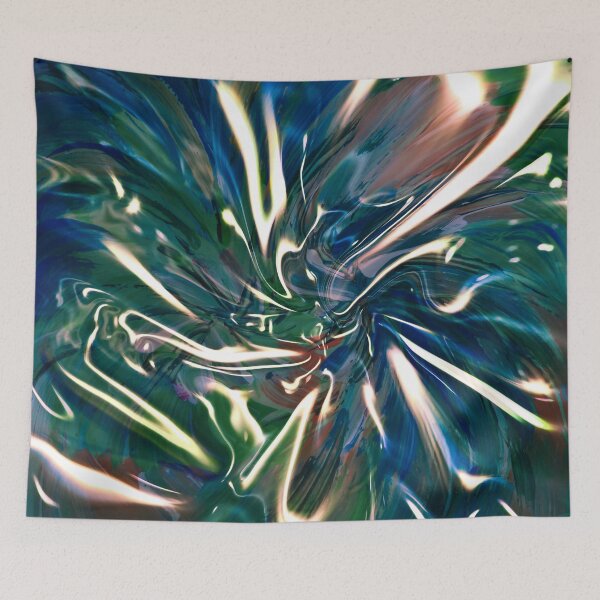 Item preview, liquid shining vortex abstract art designed and sold by BBS ART.