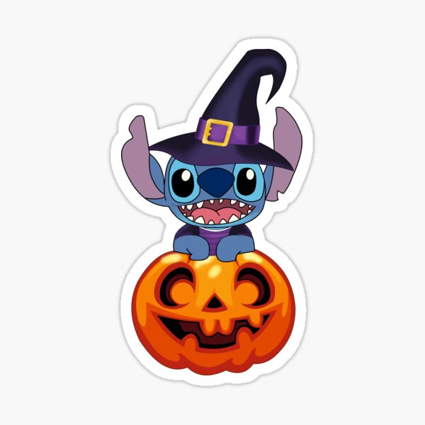 Stitch Pumpkin Stickers for Sale