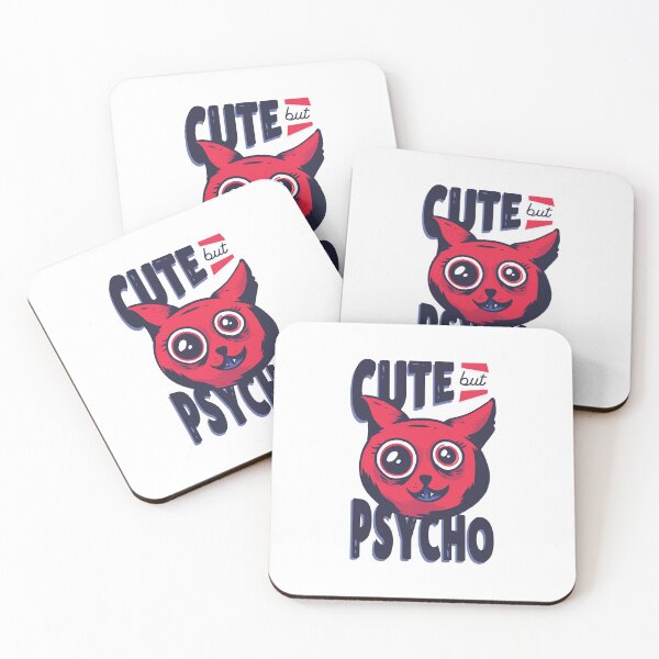 Item preview, cute psycho cat designed and sold by DerSenat.