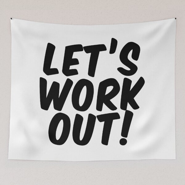 Item preview, Let's Workout! designed and sold by SassyClassyMe.