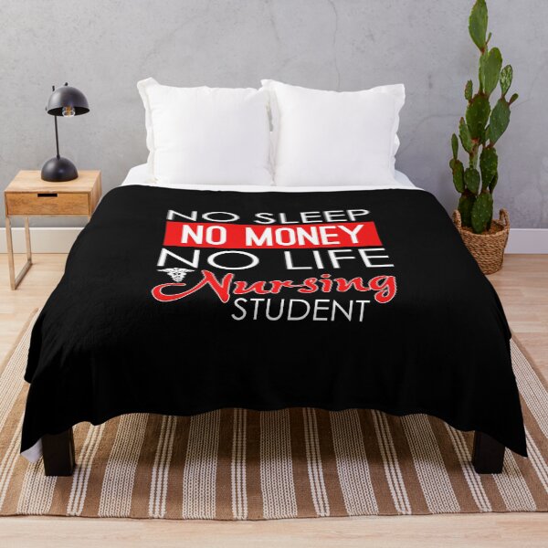 Item preview, Funny No Sleep No Money No Life Nursing Student RN designed and sold by perfectpresents.