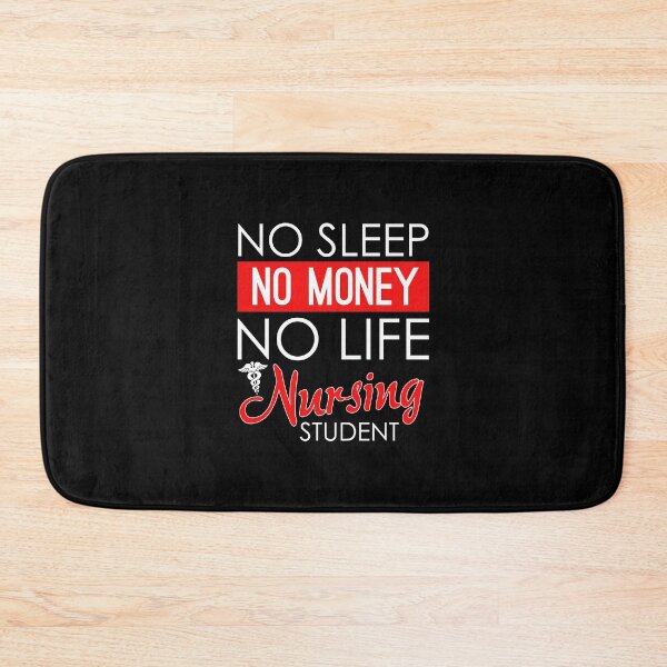 Item preview, Funny No Sleep No Money No Life Nursing Student RN designed and sold by perfectpresents.