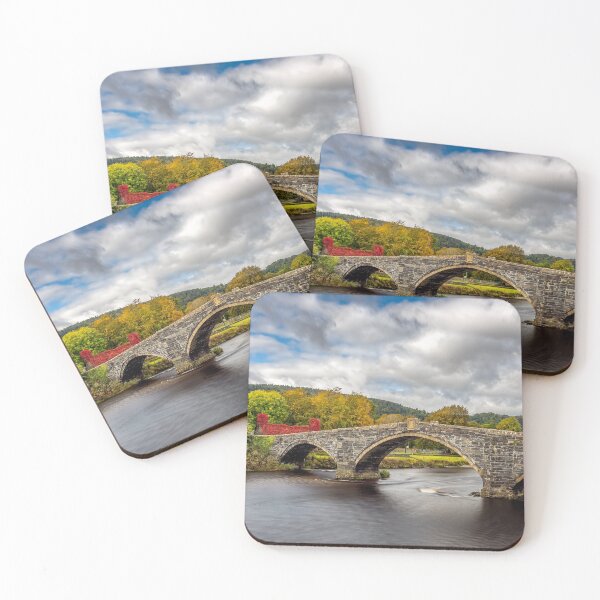Item preview, Llanrwst Stone Bridge Autumn designed and sold by AJEvans.