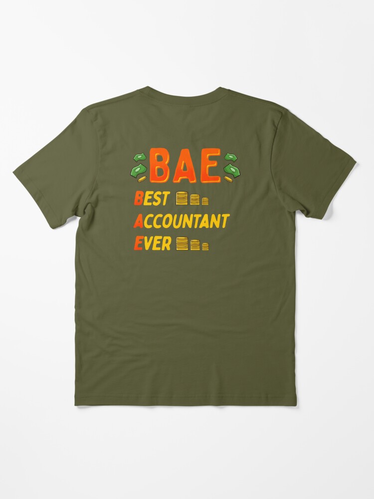 BAE: Best Accountant Ever Cute & Funny Accounting' Men's Zip