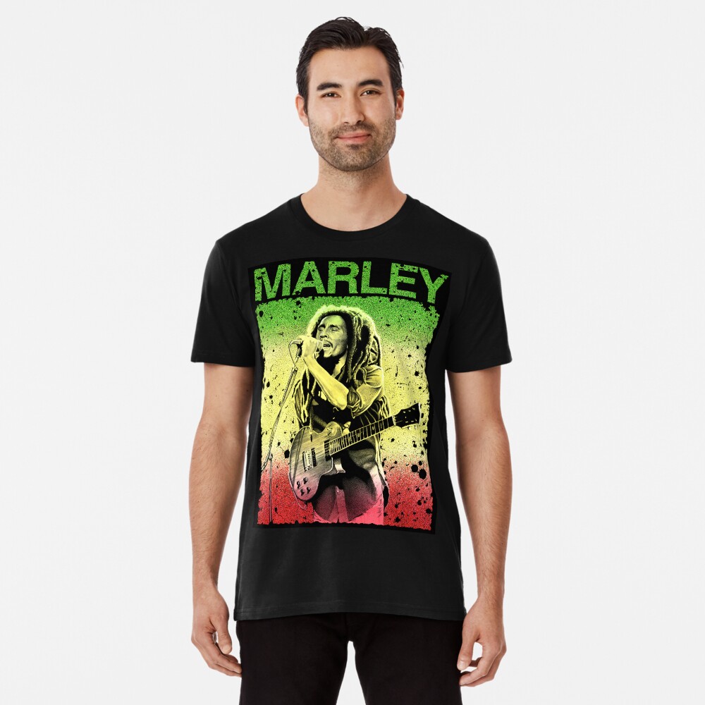 Bob Marley Kunst Premium T-Shirt