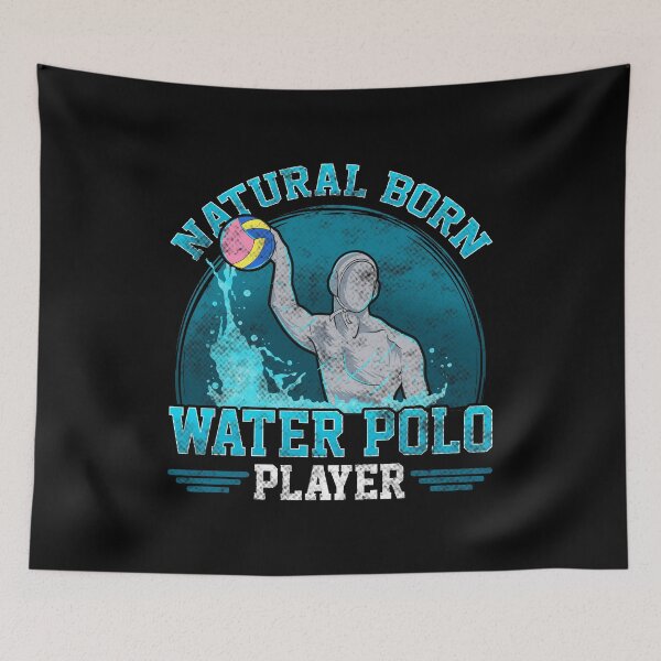 Item preview, Natural Born Water Polo Player Cool Waterpolo designed and sold by perfectpresents.
