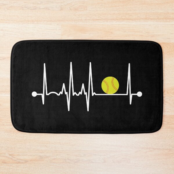 Item preview, Softball Heartbeat designed and sold by teesaurus.