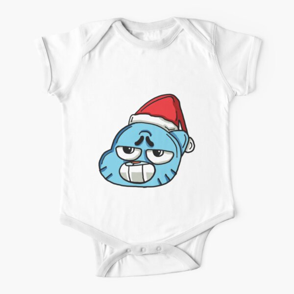 The Amazing World of Gumball™ Christmas Themed Art Short Sleeve Baby One-Piece