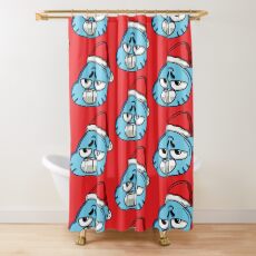 The Amazing World of Gumball™ Christmas Themed Art Shower Curtain