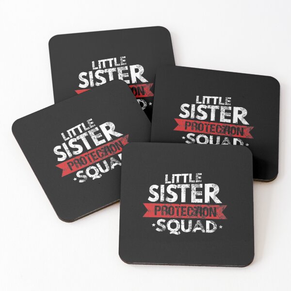 Item preview, Little Sister Protection Squad Big Bro Distressed designed and sold by perfectpresents.