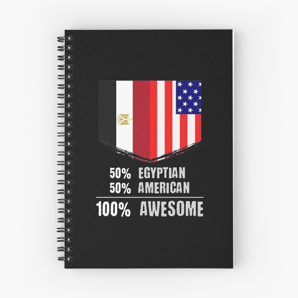 Artikelvorschau, 50% Ägypter 50% Amerikaner 100% Awesome Immigrant entworfen und verkauft von perfectpresents.