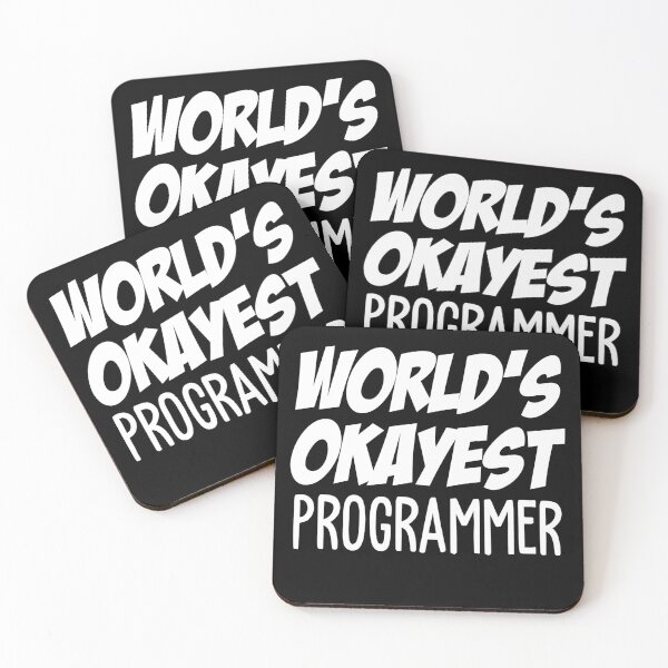 Item preview, Worlds Okayest Programmer designed and sold by csaron92.